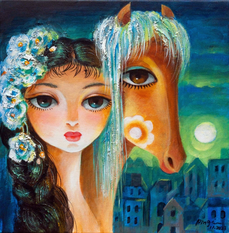 Evening Together by artist Ping Irvin